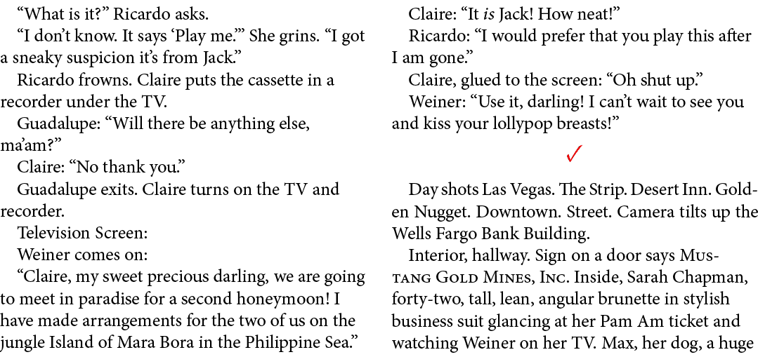 “What is it?” Ricardo asks. “I don’t know. It says ‘Play me.’” She grins. “I got a sneaky suspicion it’s from Jack.” ...