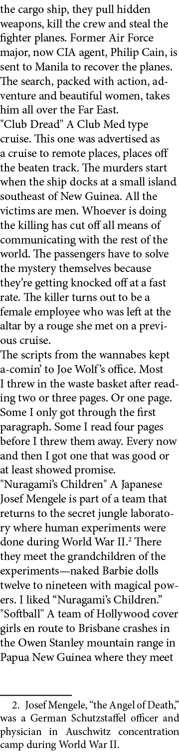 the cargo ship, they pull hidden weapons, kill the crew and steal the fighter planes. Former Air Force major, now ﻿CI...