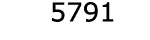  5791
