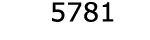  5781