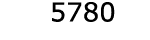  5780