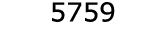  5759