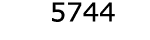  5744