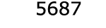  5687