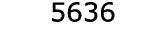  5636