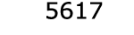  5617