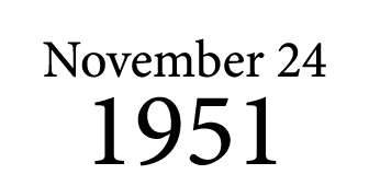 November 24 1951