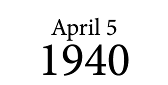 April 5 1940