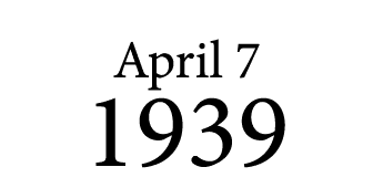 April 7 1939