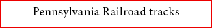 Pennsylvania Railroad tracks