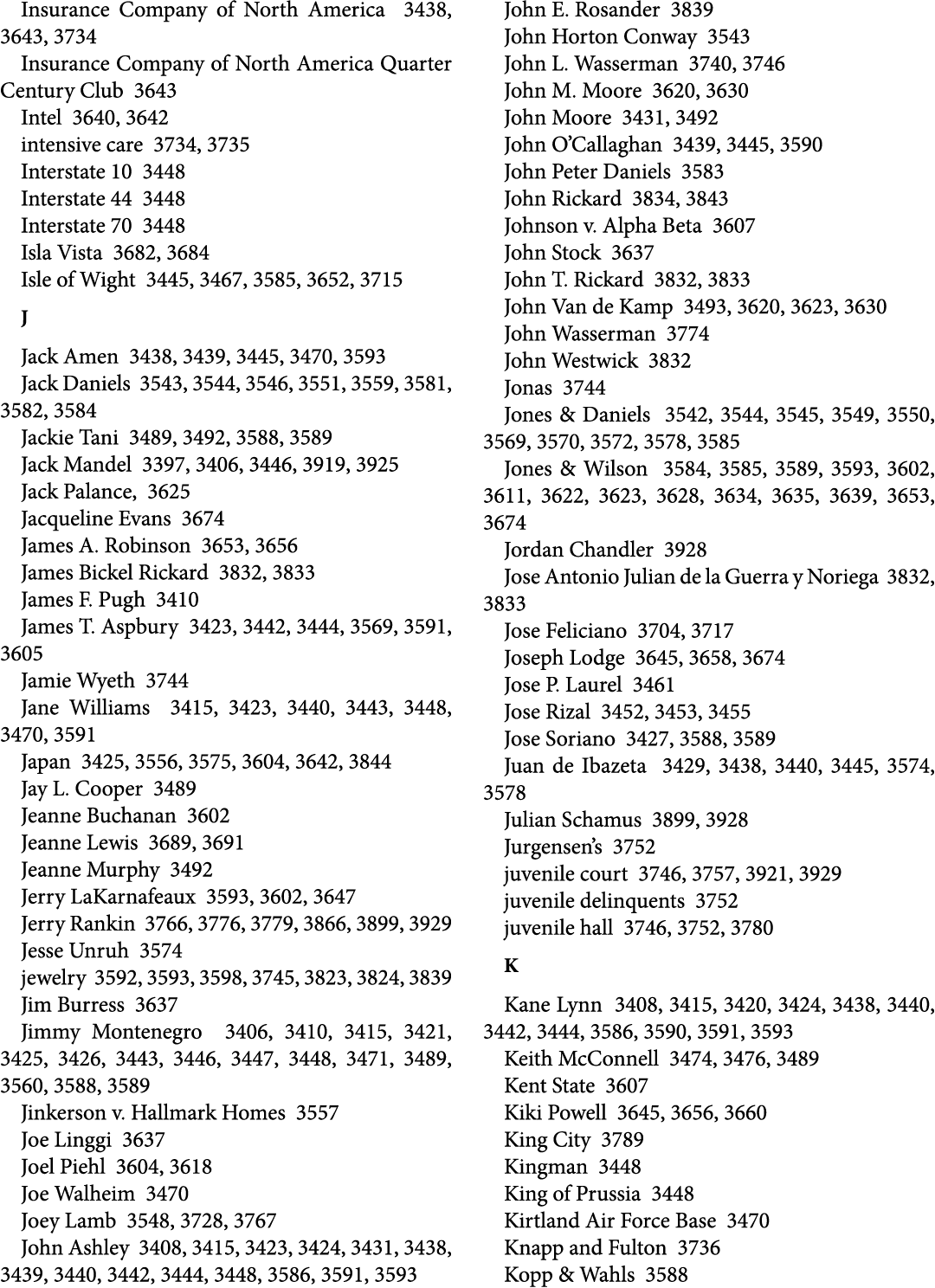 Insurance Company of North America 3438, 3643, 3734 Insurance Company of North America Quarter Century Club 3643 Inte...