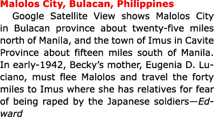 Malolos City, Bulacan, ﻿﻿Philippines Google Satellite View shows Malolos City in Bulacan province about twenty-five m...