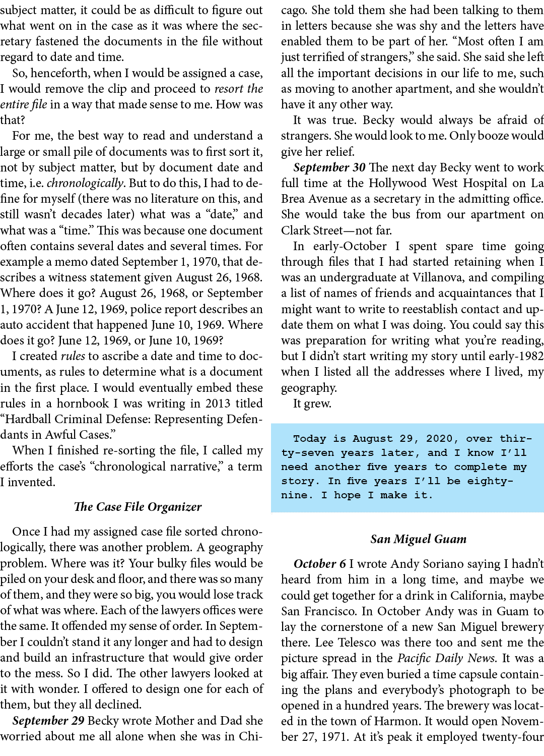 subject matter, it could be as difficult to figure out what went on in the case as it was where the secretary fastene...