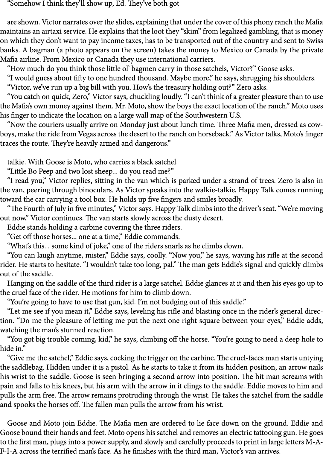 “Somehow I think they’ll show up, Ed. They’ve both got are shown. Victor narrates over the slides, explaining that u...