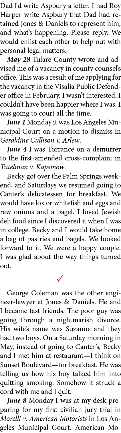 Dad I’d write Aspbury a letter. I had ﻿Roy Harper write Aspbury that ﻿Dad had retained ﻿Jones & Daniels to represent...