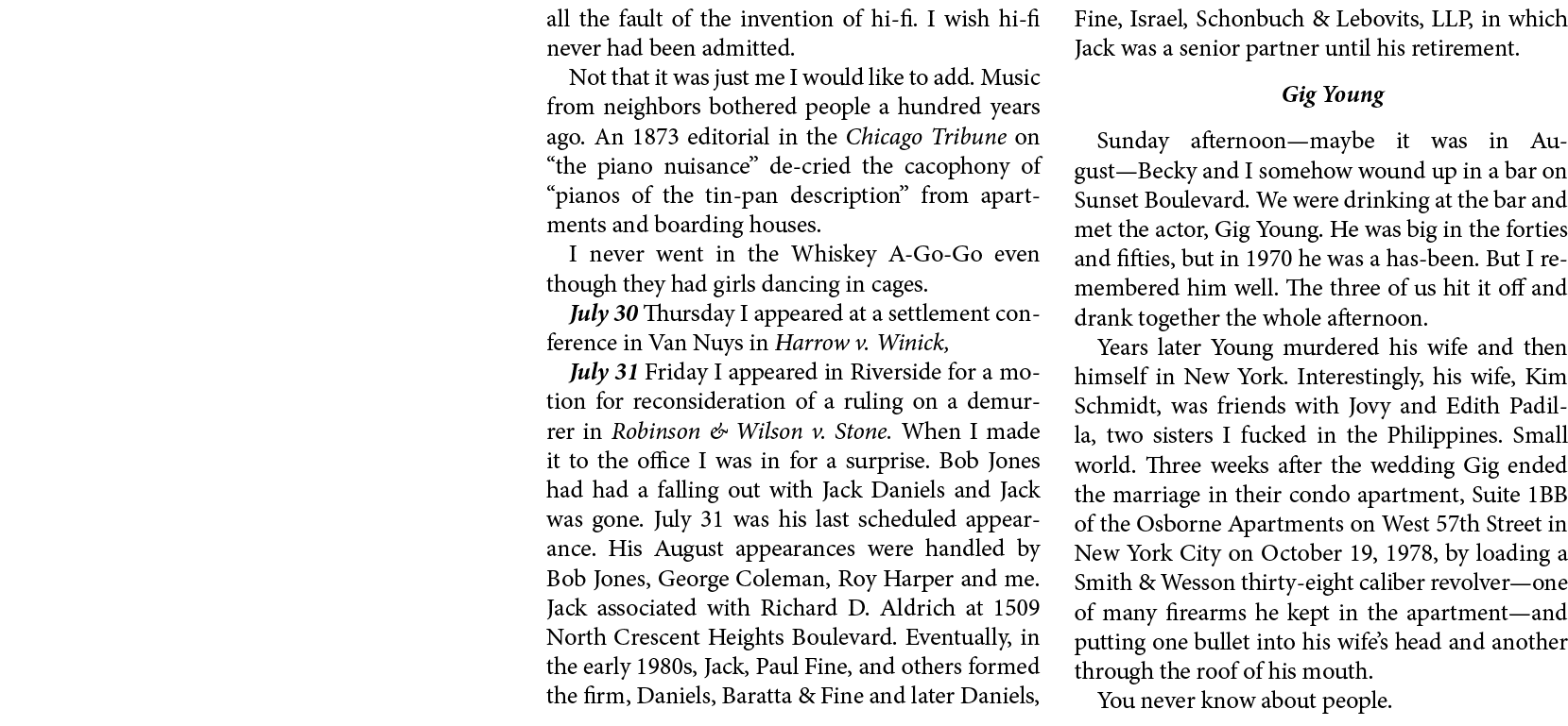 all the fault of the invention of hi-fi. I wish hi-fi never had been admitted. Not that it was just me I would like t...