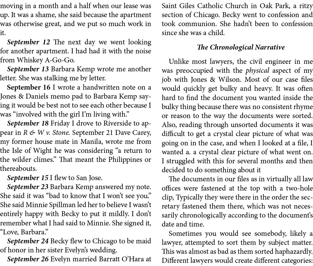 moving in a month and a half when our lease was up. It was a shame, she said because the apartment was otherwise grea...