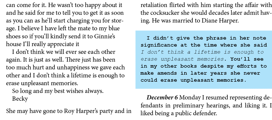 can come for it. He wasn’t too happy about it and he said for me to tell you to get it as soon as you can as he’ll st...