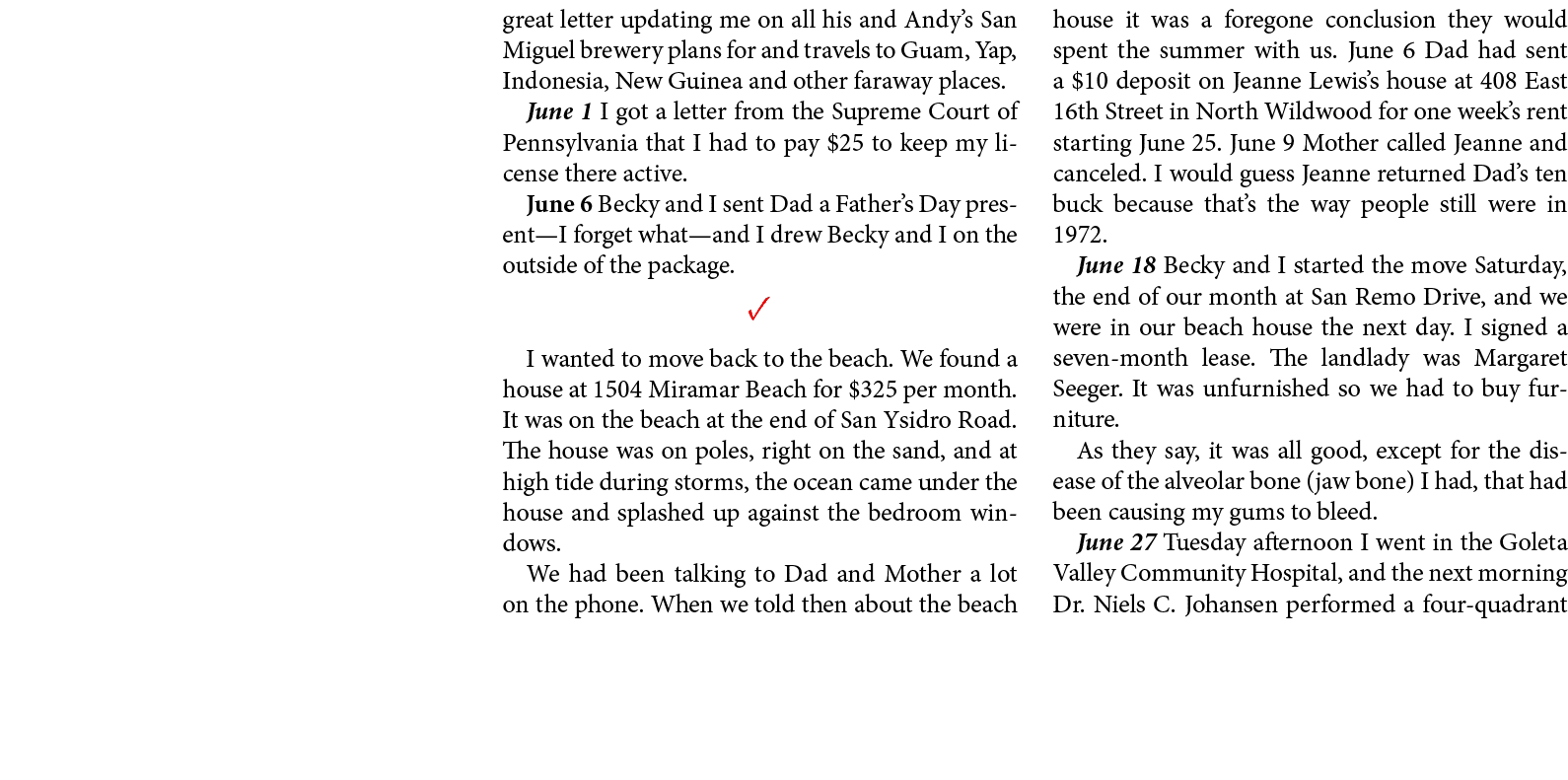 great letter updating me on all his and Andy’s San Miguel ﻿brewery plans for and travels to ﻿Guam, Yap, ﻿Indonesia, N...