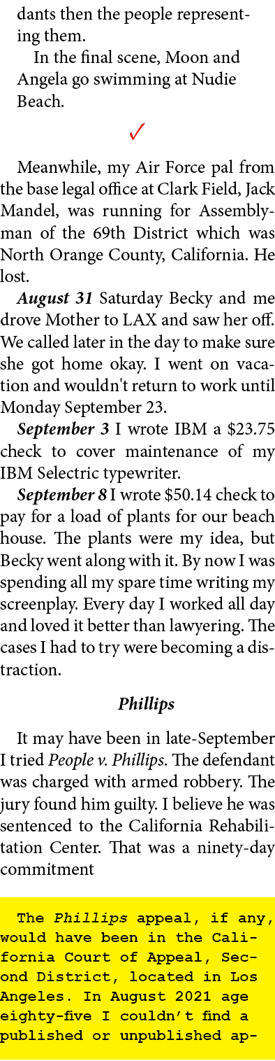 dants then the people representing them. In the final scene, Moon and Angela go swimming at Nudie Beach. ✓ Meanwhile,...