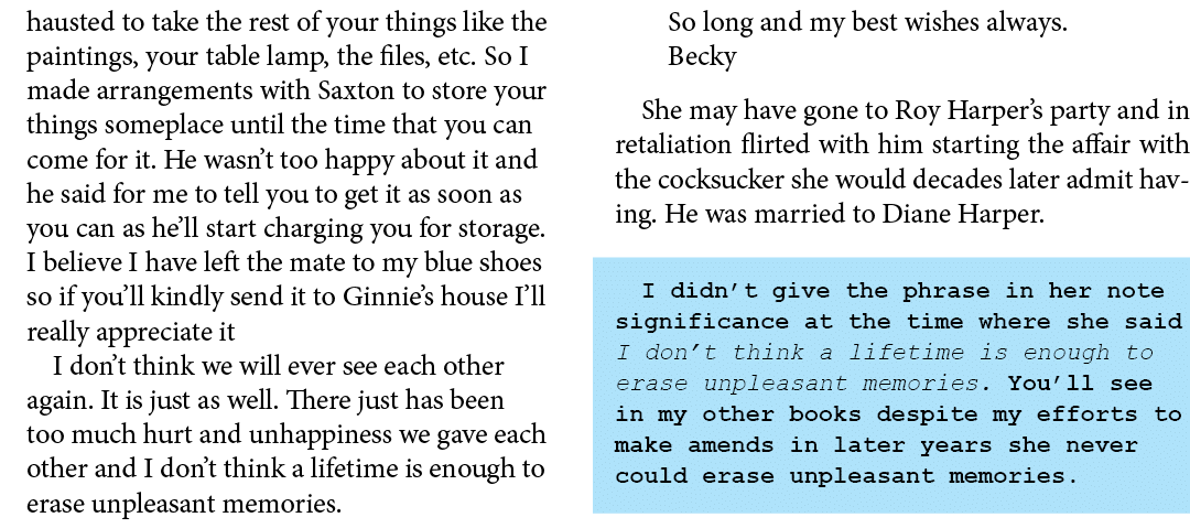 hausted to take the rest of your things like the paintings, your table lamp, the files, etc. So I made arrangements w...