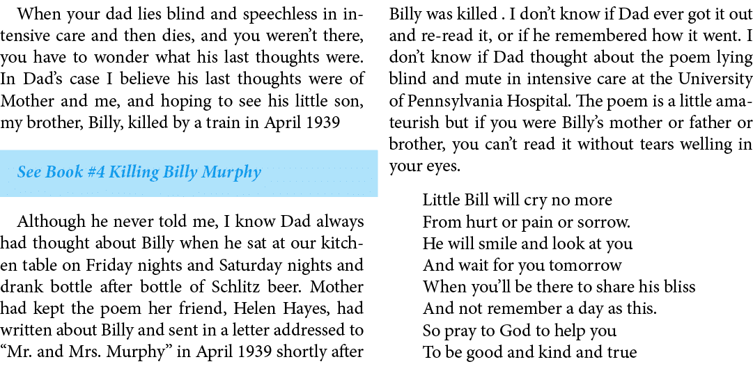 When your dad lies blind and speechless in ﻿intensive care and then dies, and you weren’t there, you have to wonder w...