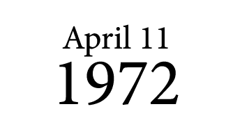 April 11 1972