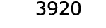 3920