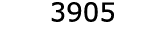  3905
