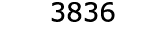  3836