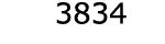  3834