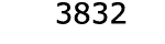  3832