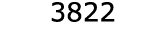  3822