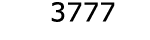  3777