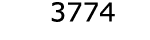  3774