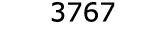  3767
