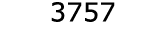  3757