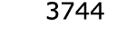  3744