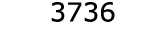  3736