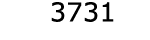  3731