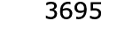  3695