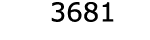  3681