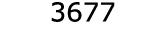  3677