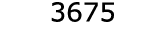  3675