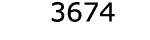  3674
