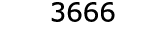  3666