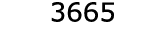  3665
