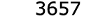 3657