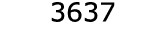  3637