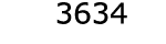  3634